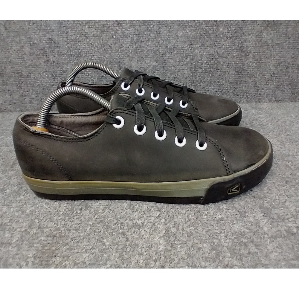 Keen Maderas Oxford Sneakers Mens 9 Grey Leather Low Top Lace Up 1010276